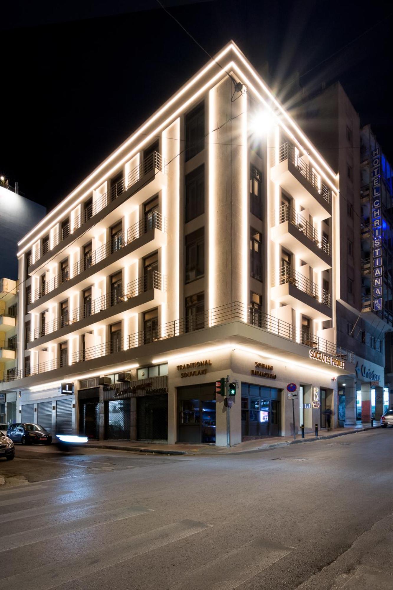 Socrates Fully Equipped Apartments With Unique Design Athén Kültér fotó